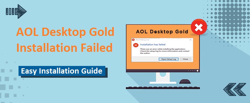 AOL Desktop Gold Installation Failed