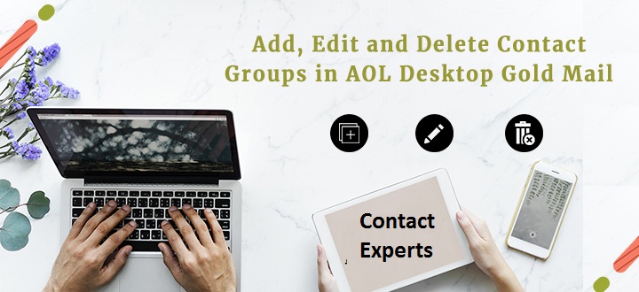 How to Add, Edit, and Delete Contact Groups in AOL Desktop Gold Mail?