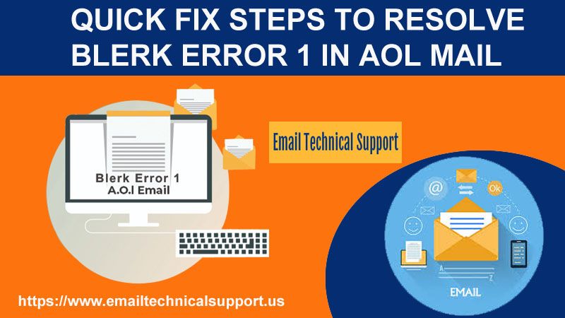 Quick Fixes To Resolve Blerk Error 1 in AOL Mail