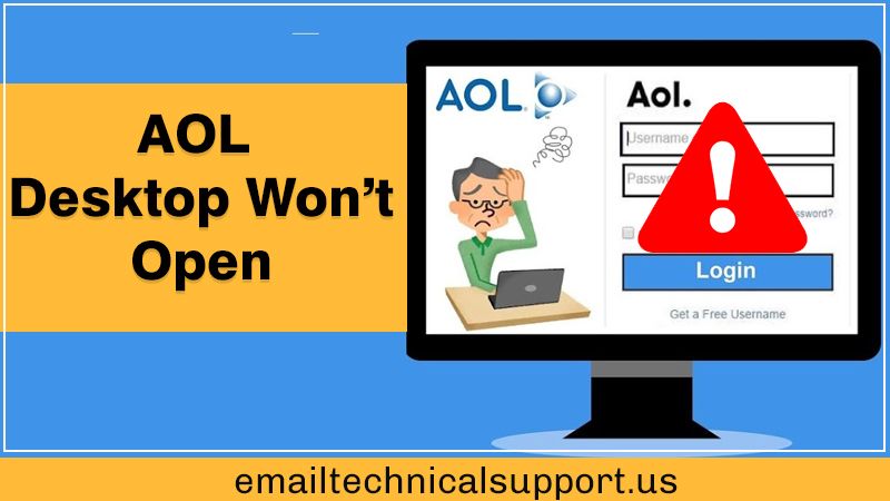 aol desktop gold not opening