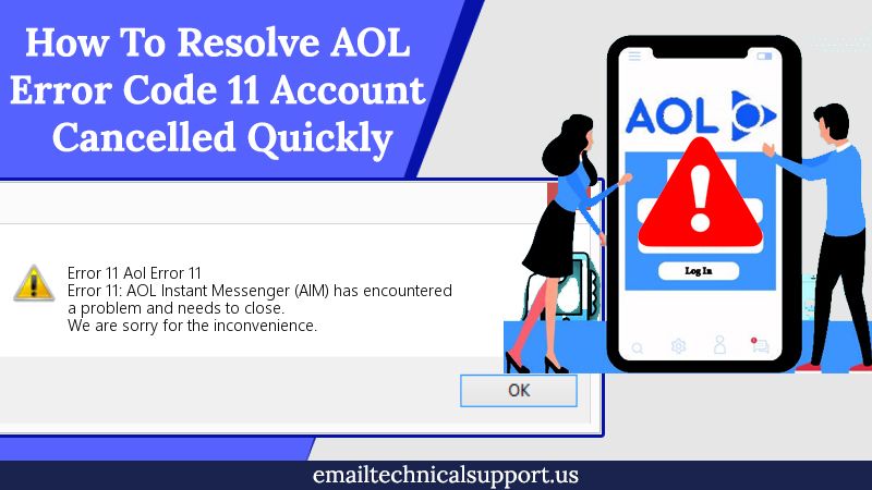 AOL mail error 11