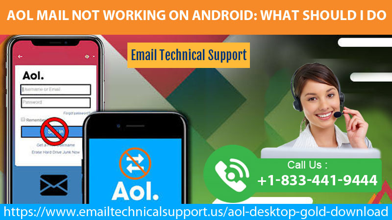 Solution For AOL Mail Not Working On Android | 1-855-258-6664