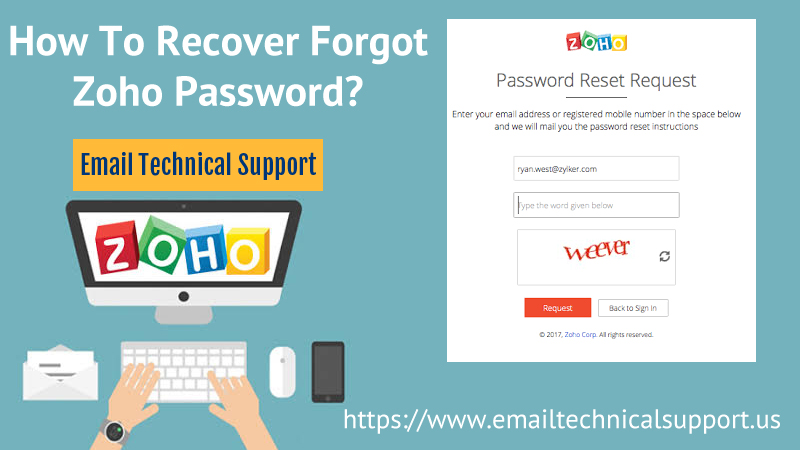How To Recover Forgot Zoho Password?