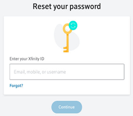 Reset Comcast Email Password 