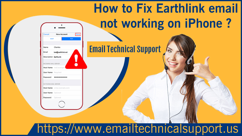 How to Fix EarthLink Email Not working On iPhone?