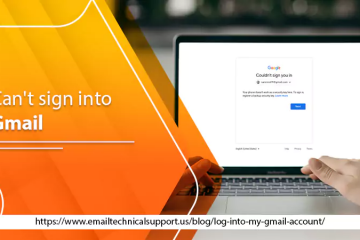 Why I can't sign into gmail account