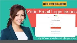 Zoho email login issues