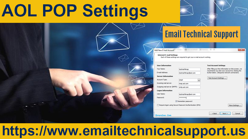 How to Sync AOL Mail Using AOL POP Settings?