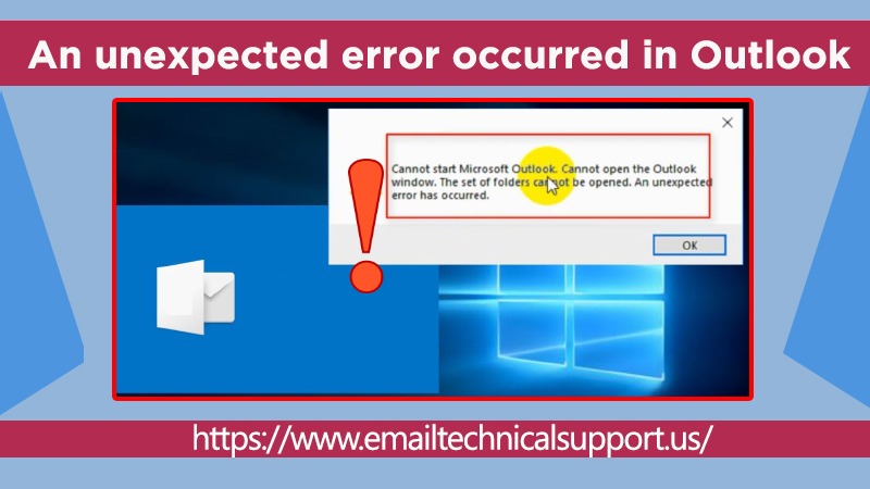 An Error Occurred on Outlook | How to Fix it?