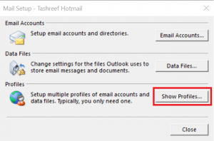Outlook-Show-Profile