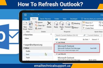 How to refresh Outlook?