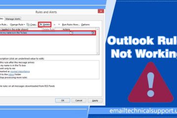 Outlook rules not working