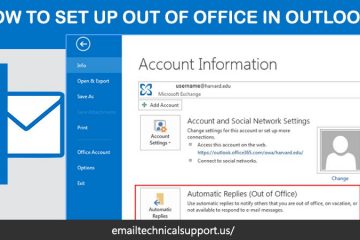 How To Set Up Out Of Office In Outlook