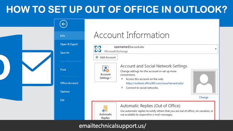 How To Set Up Out Of Office In Outlook