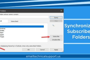 synchronizing subscribed folders
