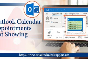 Outlook calendar appointments not showing