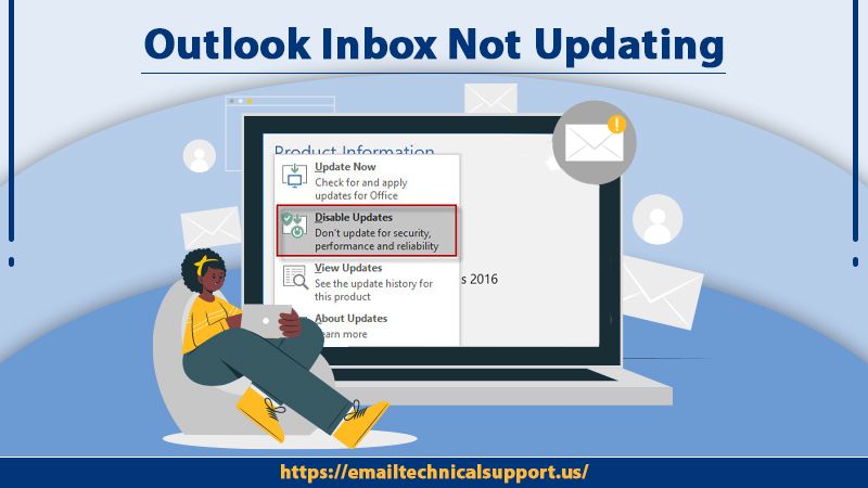 Outlook inbox not updating