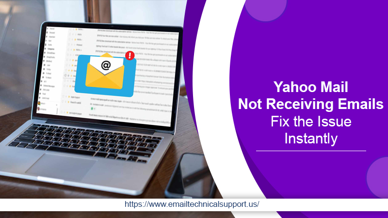 Yahoo mail not receiving emails