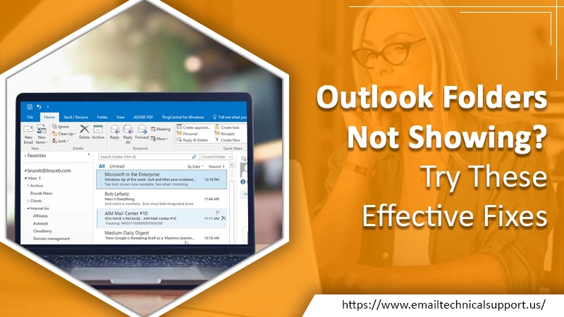 Outlook Folders Not Showing