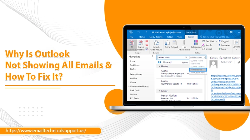 Outlook Not Showing All Emails