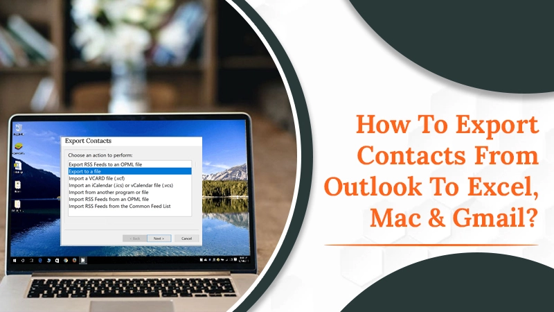 How To Export Contacts From Outlook