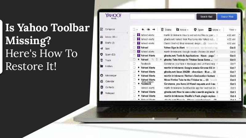 Yahoo Toolbar Missing
