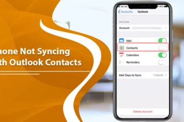 iPhone Not Syncing with Outlook Contacts